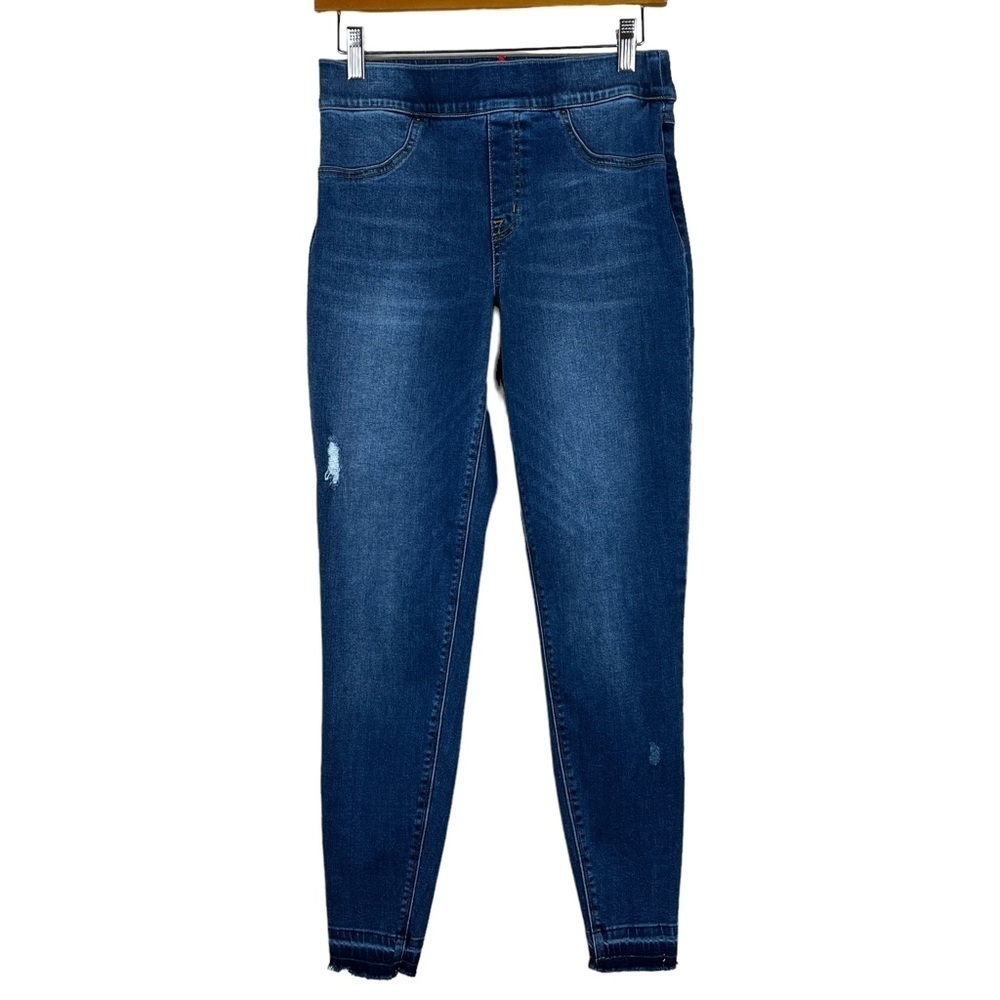 Spanx Distressed Skinny Ankle Jeggings